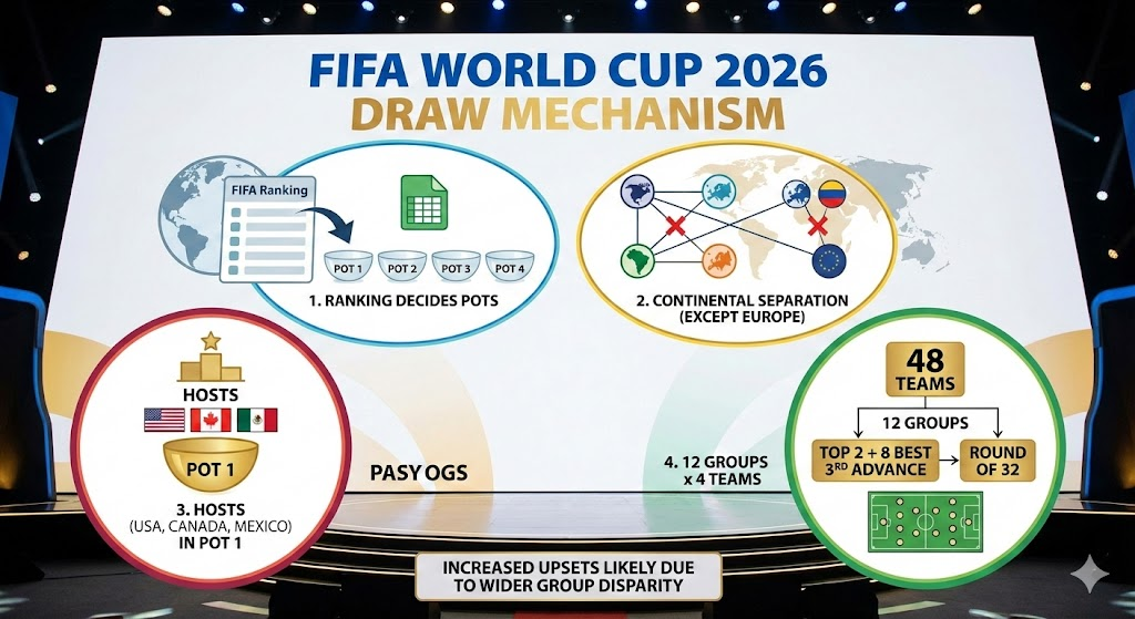 2026 世界盃抽籤與死亡之組解析｜FIFA 分組規則、爆冷機率與通博娛樂城盤口觀察